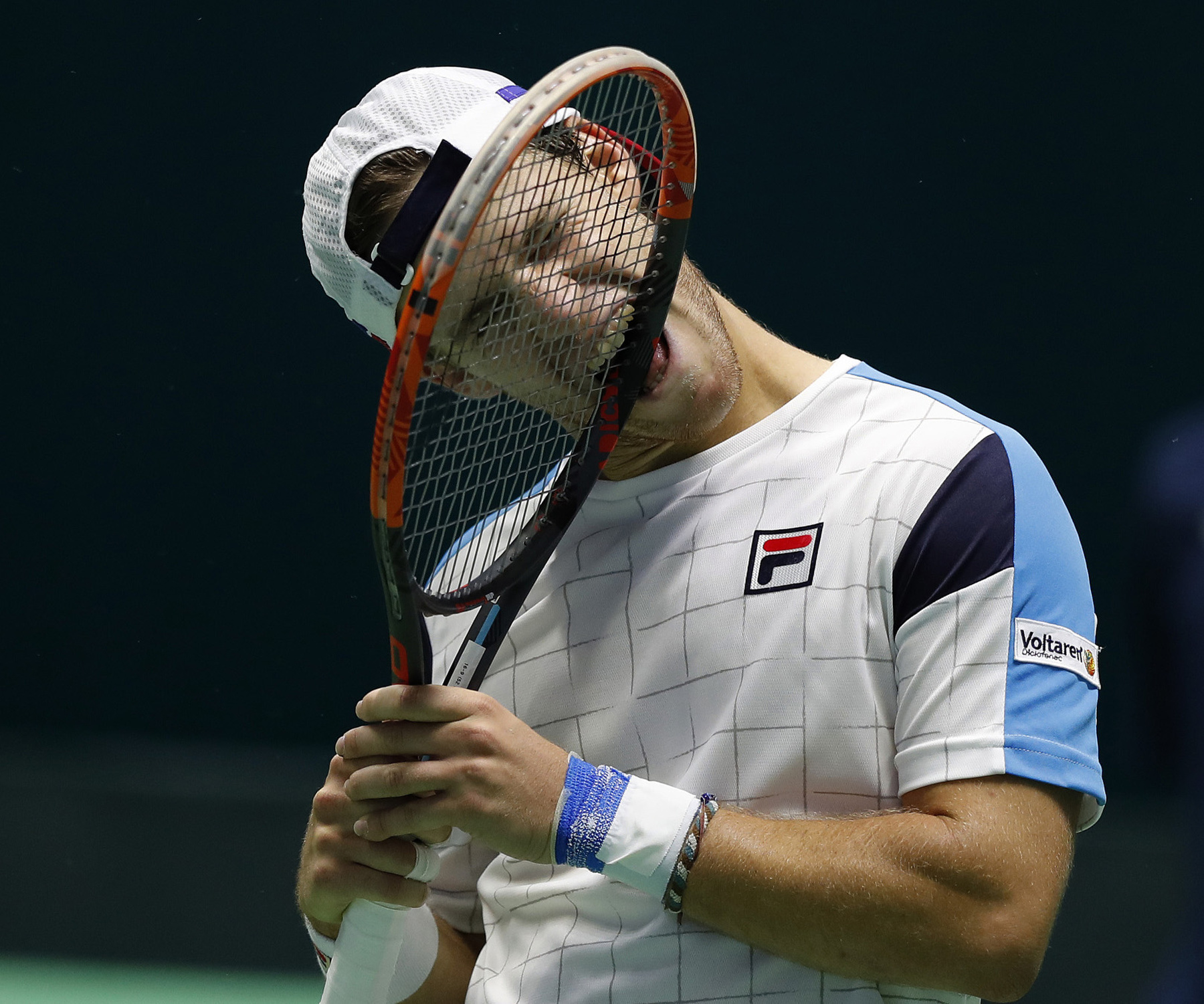 Davis Cup BNP PARIBAS .Kazakhstan-Argentina Diego Schwartzman(ARG)